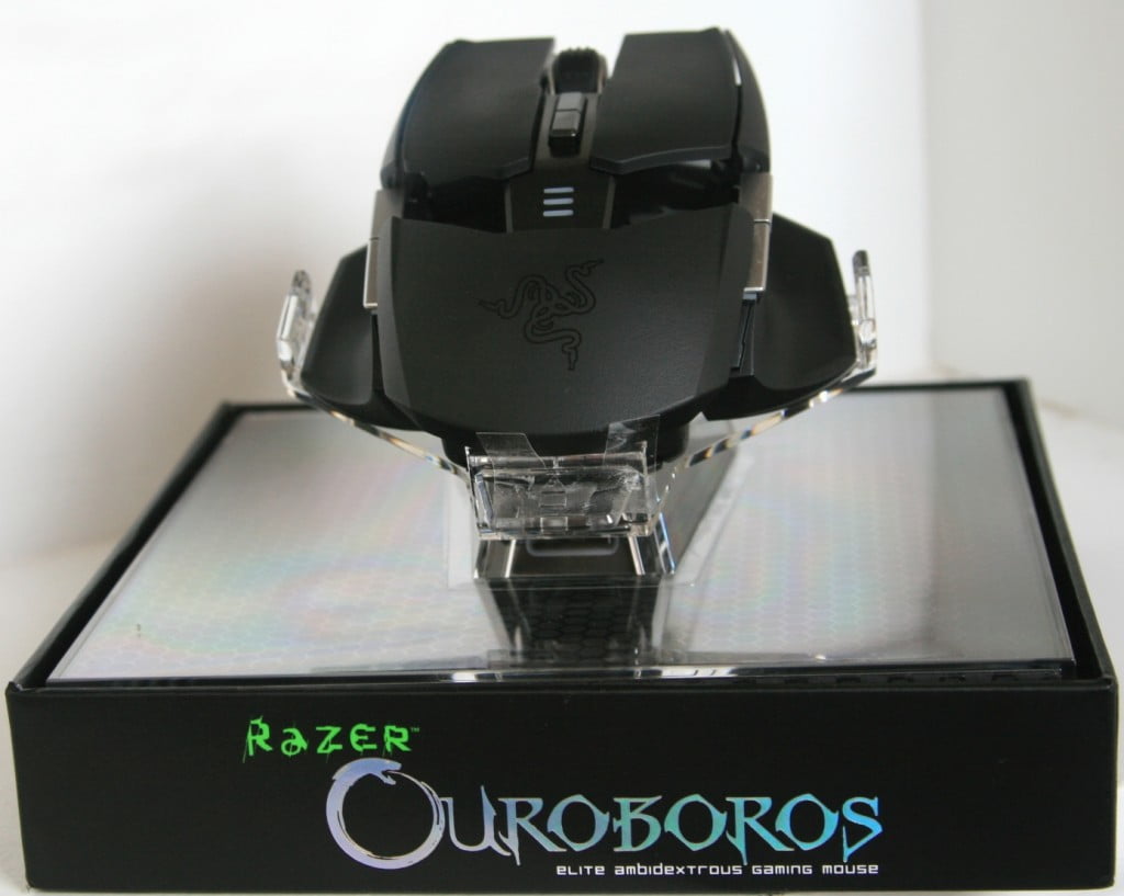 The Ouroboros comes with on nice stand