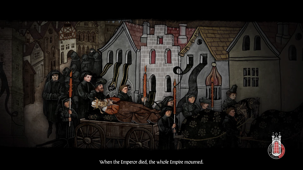 The intro tells the backstory of the dethronement of King Wenceslaus IV