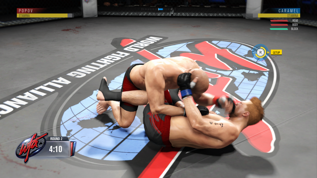 The controls for submission moves are confusing and don't give enough feedback